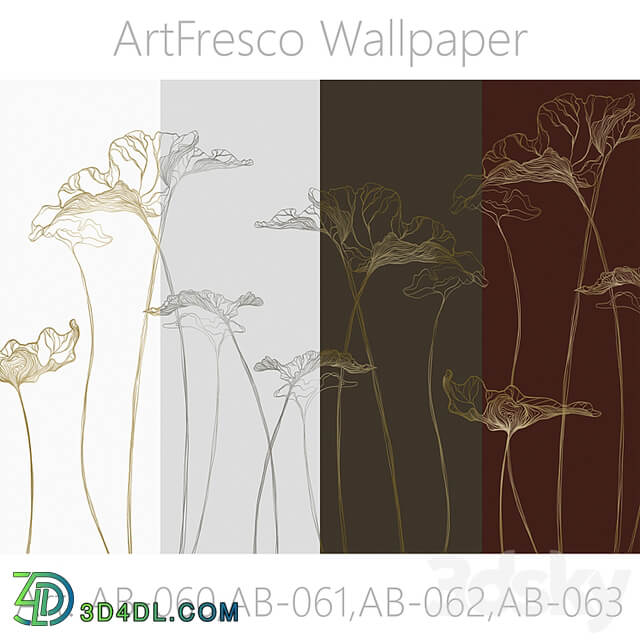 ArtFresco Wallpaper Designer seamless wallpaper Art. АВ 060, АВ 061, АВ 062, АВ 063 OM