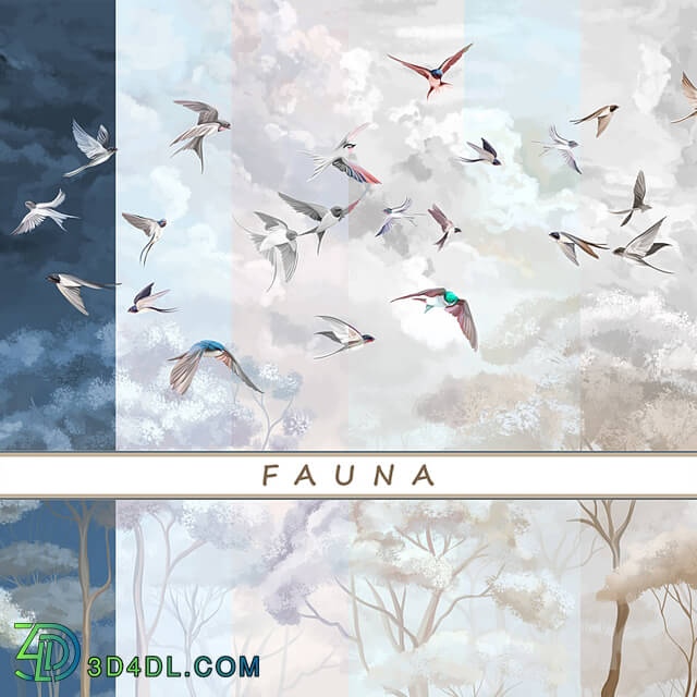 Designer wallpapers FAUNA pack 3