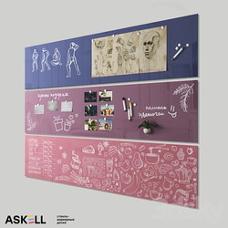 Magnetic whiteboard for office "Askell Long" 