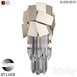 SL1232.201.01 Sconce ST Luce Gold/Transparent OM 