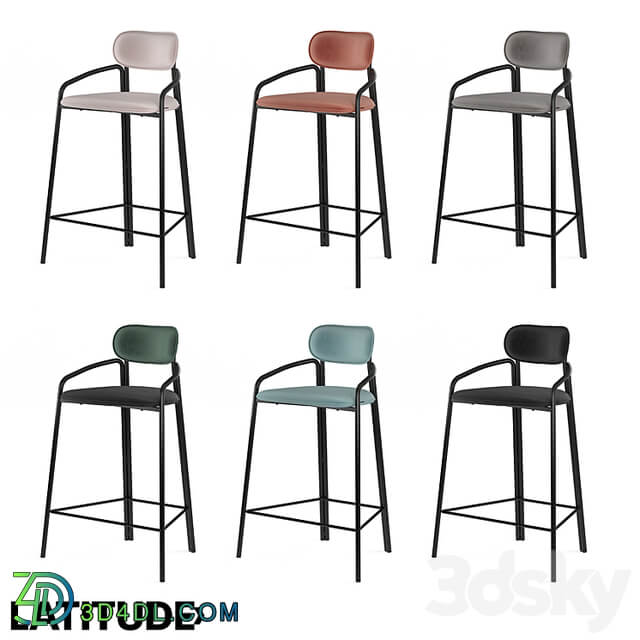 OM Ror Round Bar Stool Short