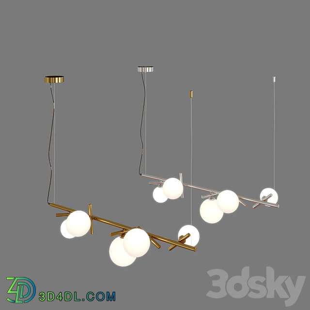 OM Pendant lamp Eurosvet 50382/5 Salut