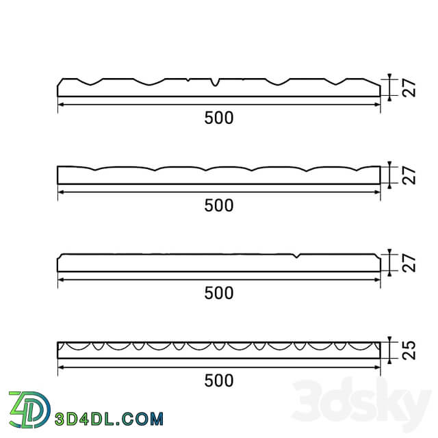 lepgrand.ru 3D panels. Pack 5