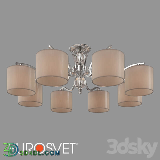 OM Ceiling chandelier with lampshades Evrosvet 60111/8 Shantel
