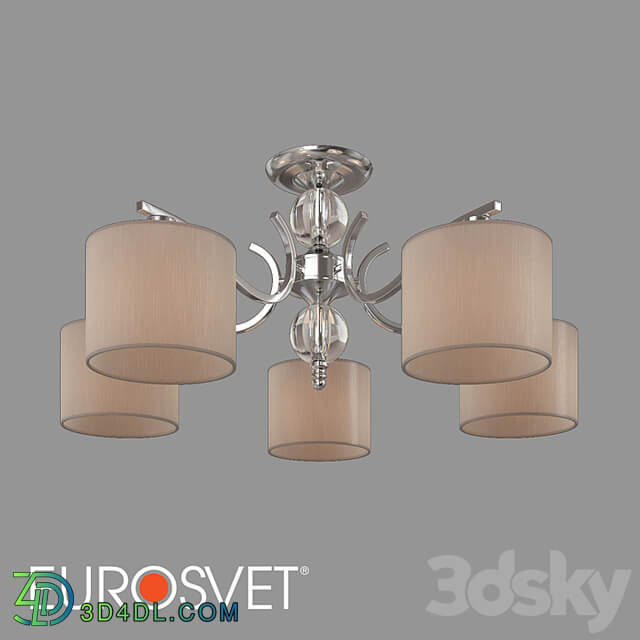OM Ceiling chandelier with lampshades Eurosvet 60111/5 Shantel