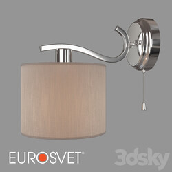 OM Wall lamp with lampshade Eurosvet 60111/1 Shantel 