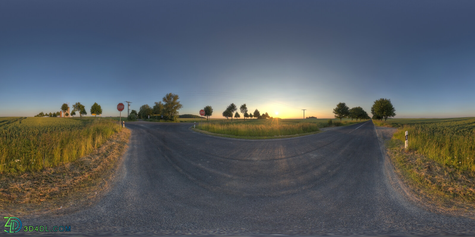 Hdri Hub 026 Road in Field 2