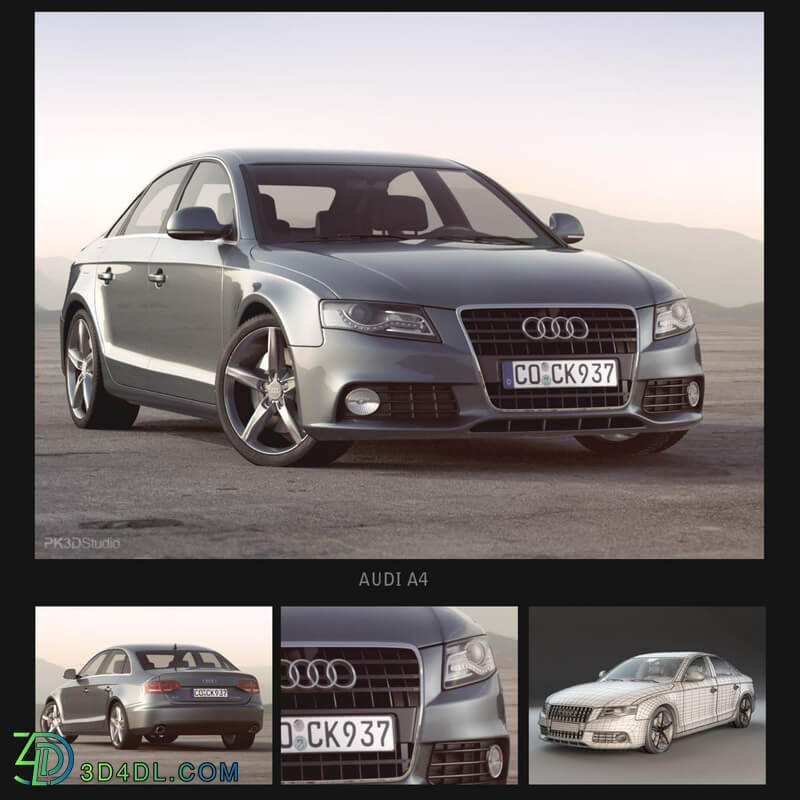 PK3DStudio HD Cars Collection Vol4 Audi A4