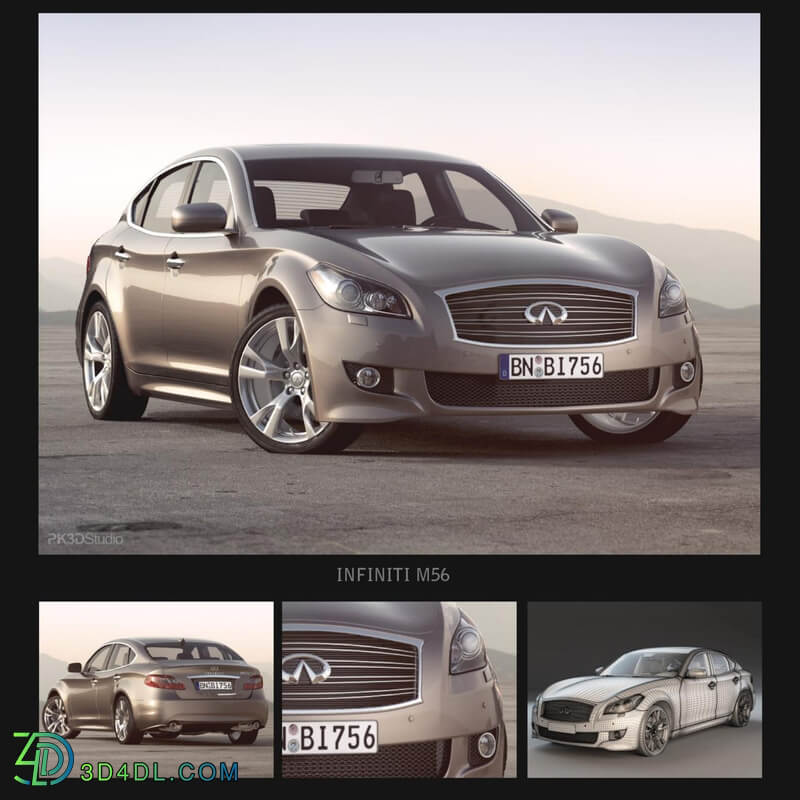 PK3DStudio HD Cars Collection Vol4 Infinitii M56