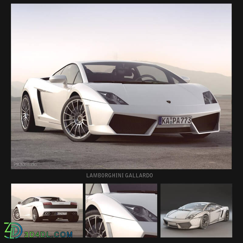 PK3DStudio HD Cars Collection Vol4 Lamborghini Gallardo