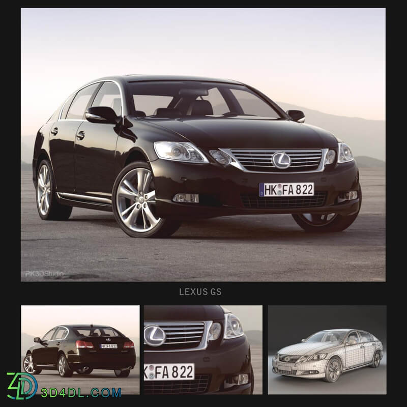 PK3DStudio HD Cars Collection Vol4 Lexus Gs