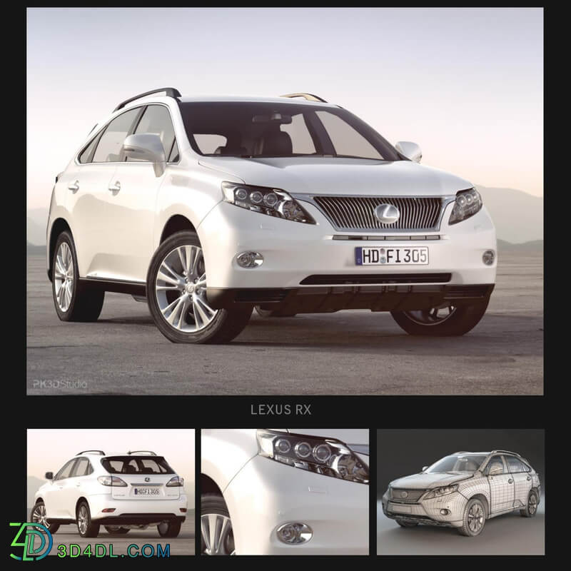 PK3DStudio HD Cars Collection Vol4 Lexus Rx