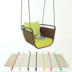 Swing Portofino Roberti Rattan Greenfield 9770 carpet Ikea Tilst Other 3D Models 