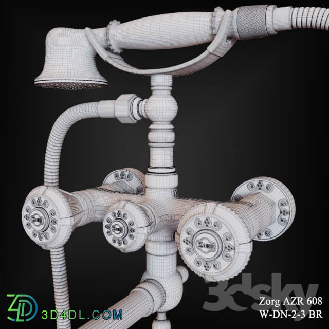 Faucet Zorg AZR 608 W DN 2 3 BR