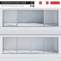 Aluminum sliding door 
