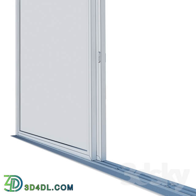 Aluminum sliding door