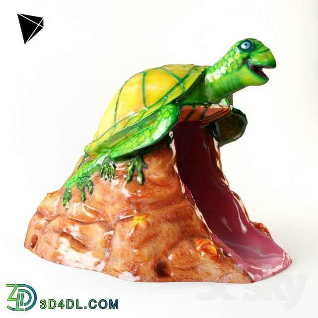 Turtle Slide Toboggan Other 3D Models