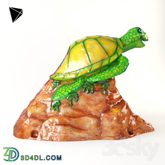 Turtle Slide Toboggan Other 3D Models