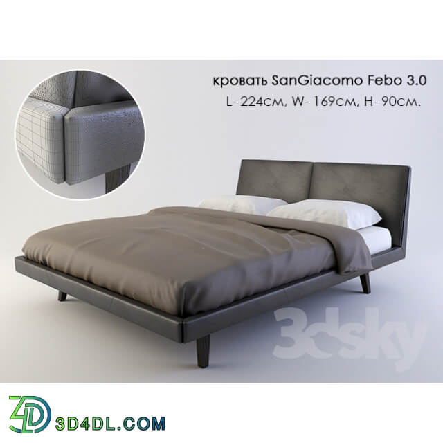 Bed bed SanGiacomo Febo 3.0