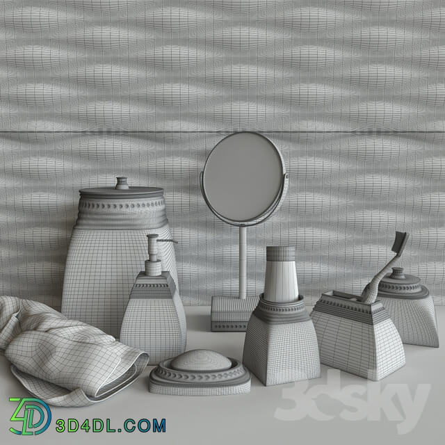 Decorative bathroom set Prima Nova Jasmine 7