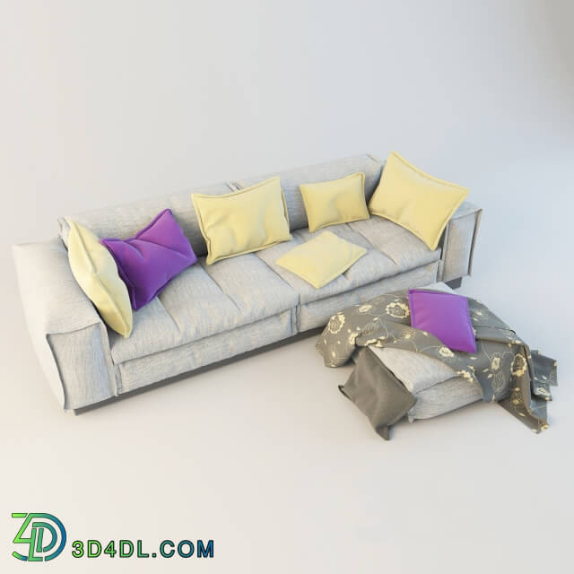 Sofa and ottoman by designer Paola Vella