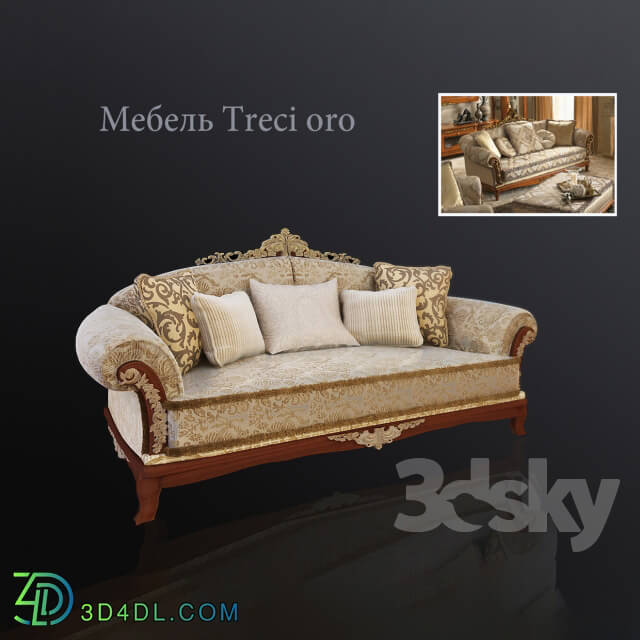 Sofa Treci oro