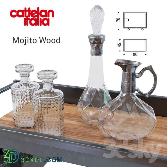 Mojito wood Cattelan Italia