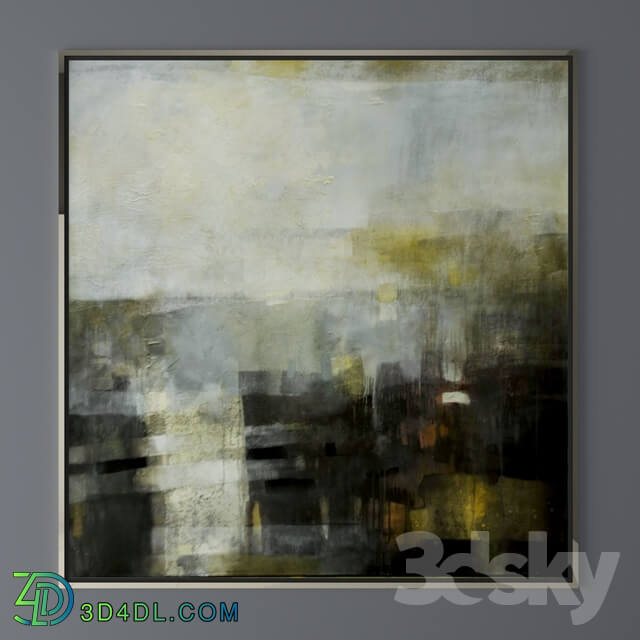 Set of abstract paintings 30