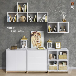 Sideboard Chest of drawer Modular furniture IKEA accessories and decor set 9 