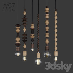 A set of lamps from Marz Dezigns 1 Pendant light 3D Models 