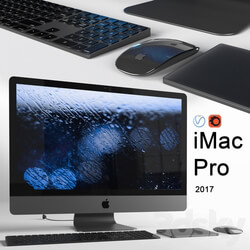 iMac Pro 2017 PC other electronics 3D Models 