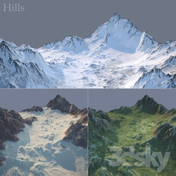 Mountain valley 3D Models 
