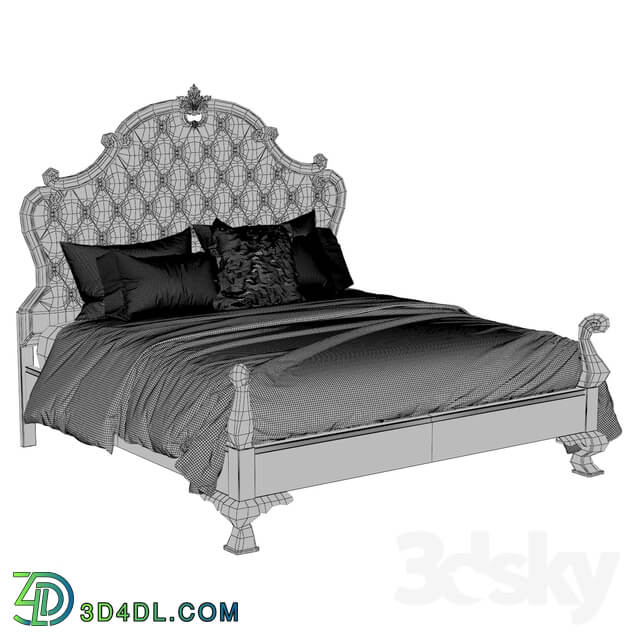 Bed Campania Upholstered Panel Bed