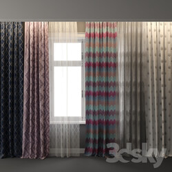 Curtains For interiors with a window 2 