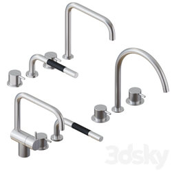VOLA Kitchen Mixer Hand Shower Set01 Faucet 3D Models 