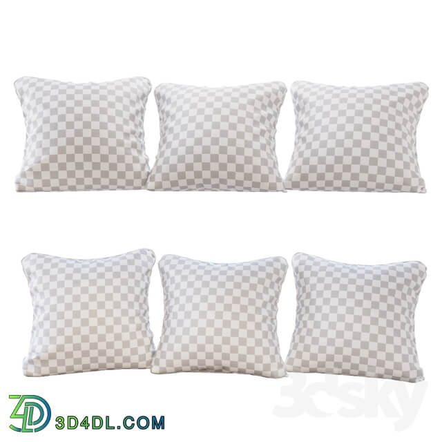 Set of 6 pillows with Urban Botanic 01 print