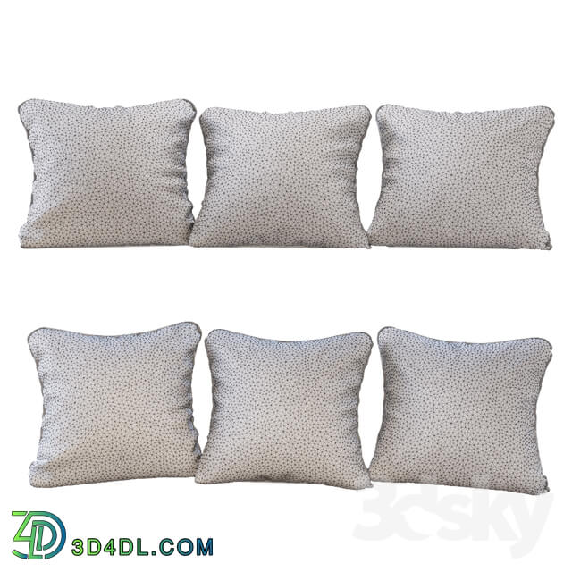 Set of 6 pillows with Urban Botanic 01 print