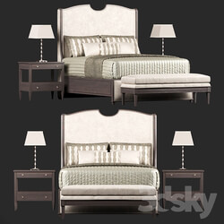 Bed Stanley Hickory chair and zonca set 