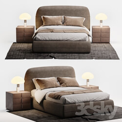 Bed flou mandarine 