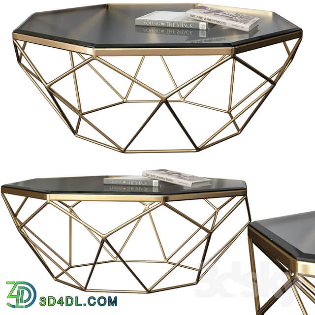 Mystique Glass Top Coffee Table