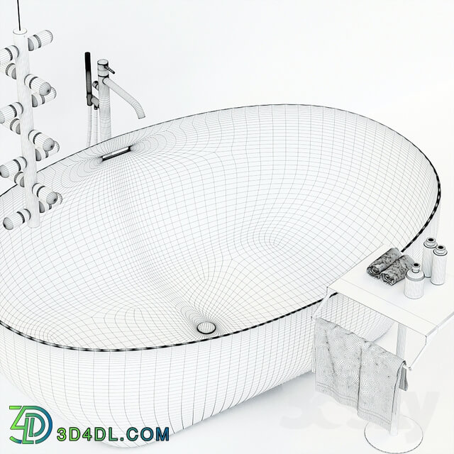 Antoniolupi bath Solidea table Gino