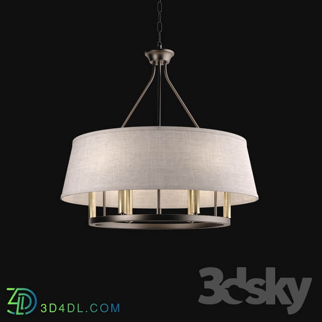 Cherish six light chandelier Pendant light 3D Models