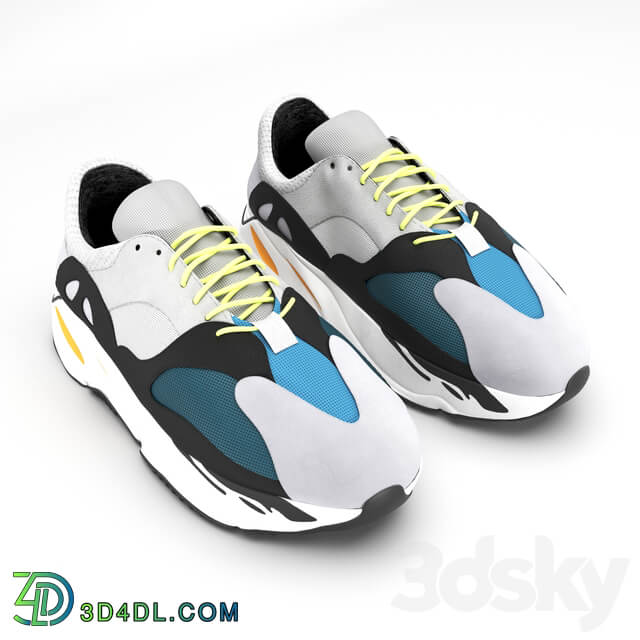 adidas yeezy wave 700 Footwear 3D Models