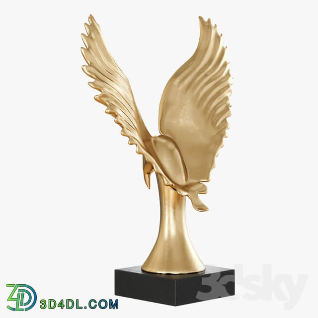 Other decorative objects Figurine Gold Eagle Wing