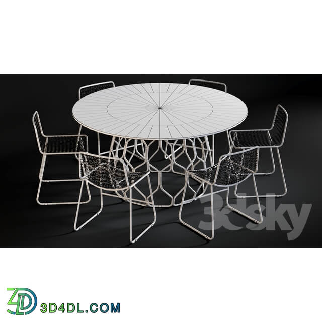 Table Chair Dining Table Circuit Chair Alpha Brass