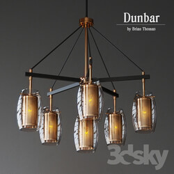 Dunbar 6 Light Chandelier Savoy house Pendant light 3D Models 
