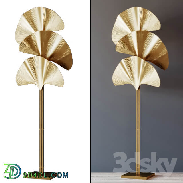 Floor Lamp Floor Lamp Las Palmas Gold