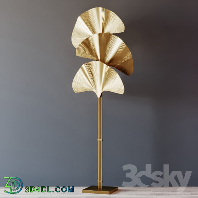 Floor Lamp Floor Lamp Las Palmas Gold