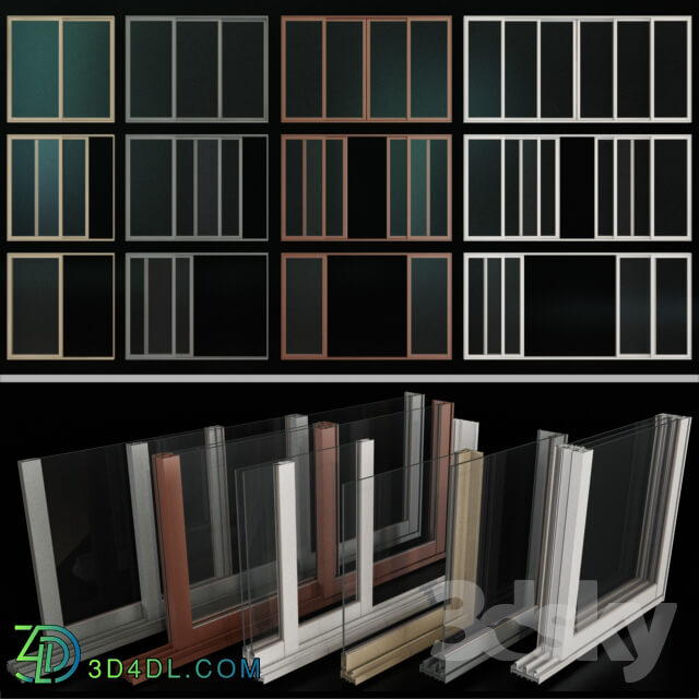 Sliding Stained Glass Aluminum Windows Sliding Stained Glass Aluminum Windows