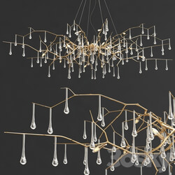 Bijout Chandelier by Serip Lighting Pendant light 3D Models 